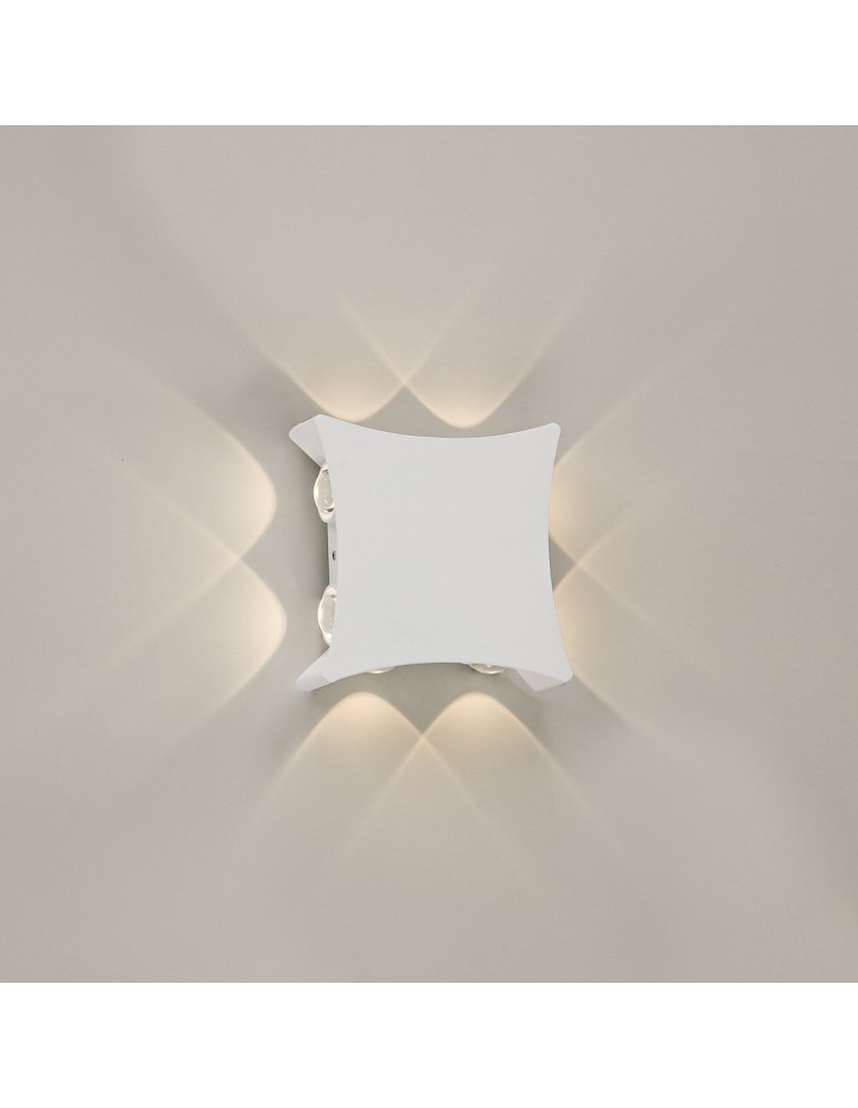 Outdoor wall lamps - ITALUX Pensa Outdoor Wall Mounted LED Integrated 1W IP54 Black PL-562-8 - product kolory-swiatla.pl 5