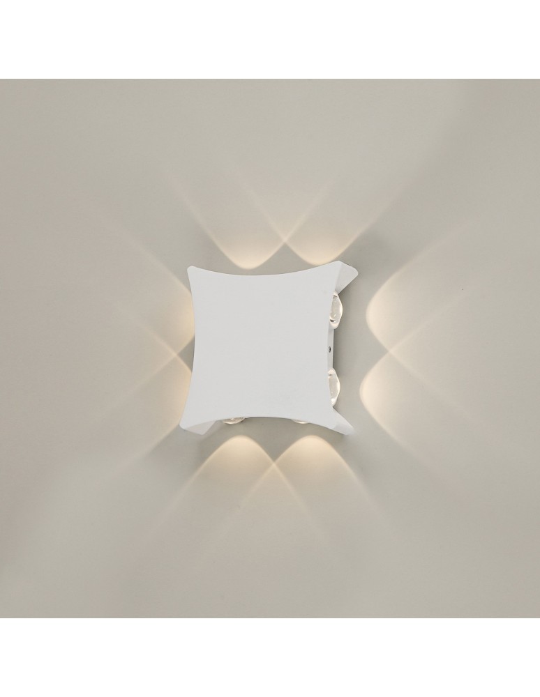 Outdoor wall lamps - ITALUX Pensa Outdoor Wall Mounted LED Integrated 1W IP54 Black PL-562-8 - product kolory-swiatla.pl 6