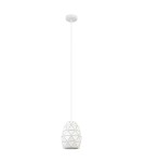 Pendant lamps - ITALUX Harley Pendant E27 1x40W White MDM-3480/1 W - product 3
