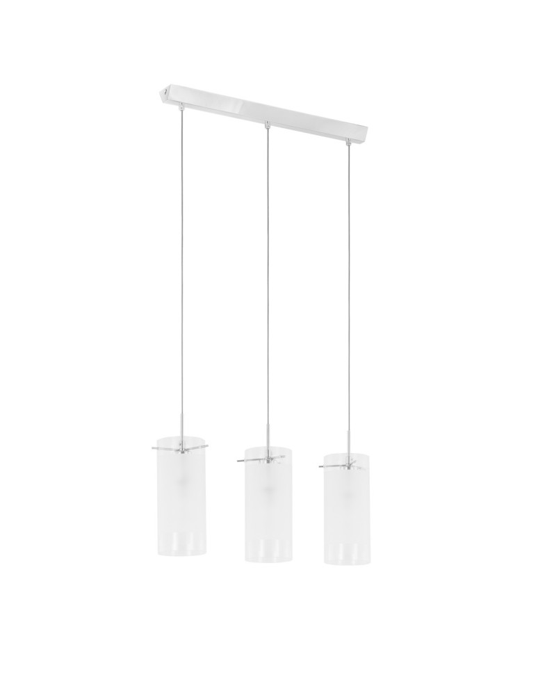 Pendant lamps - ITALUX Blend Pendant E27 3x60W Chrome MDF9489/3 - product kolory-swiatla.pl 3