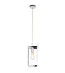 Loft pendant lamps - ITALUX Sigalo Pendant E27 1x60W Chrome MD-BR4366-D1 CH - product 4