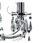 Chandelier chandeliers - ITALUX Barocco Black Chandelier E14 6x40W Black MD72709-6B - product 4