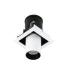 Flush-mounted lamps - pendants - ITALUX Mercanta Single 4000K Recessed ceiling LED integrated 12W 4000K 810lm White/Black GL7117-1/12W 4000K WH+BL - product 5