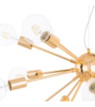 Loft pendant lamps - ITALUX Theo Pendant E27 18x40W Gold AD20000-18 - product 3