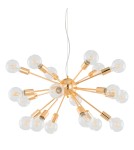 Loft pendant lamps - ITALUX Theo Pendant E27 18x40W Gold AD20000-18 - product 5