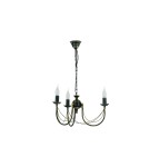 Chandelier chandeliers - Nowodvorski ARES Ceiling Chandelier Max power 3x60W E14 Black Patinated Gold 204 - product 1