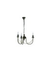 Nowodvorski ARES Ceiling Chandelier Max power 3x60W E14 Black Patinated Gold 204