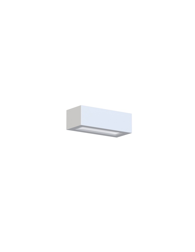Wall lamps - Nowodvorski GIPSY S Wall lamp Gypsum wall lamp for painting Max power 1x60W E27 White 2206 - product kolory-swiatla.pl 1