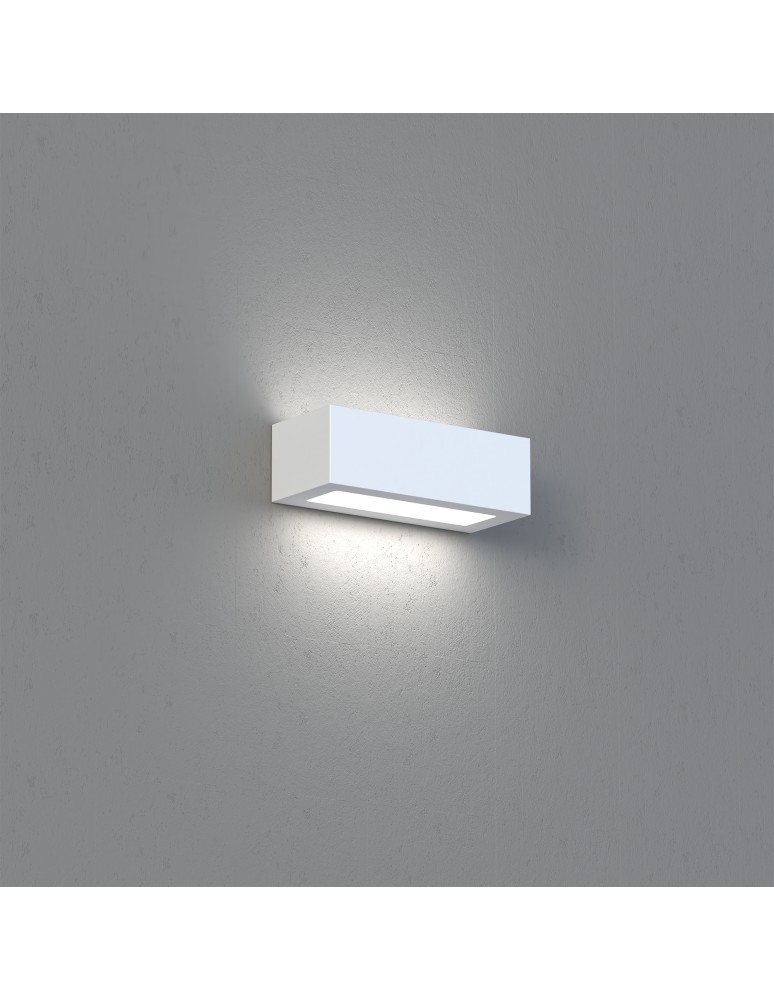 Wall lamps - Nowodvorski GIPSY S Wall lamp Gypsum wall lamp for painting Max power 1x60W E27 White 2206 - product kolory-swiatla.pl 2