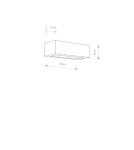 Wall lamps - Nowodvorski GIPSY S Wall lamp Gypsum wall lamp for painting Max power 1x60W E27 White 2206 - product 3