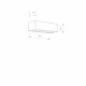 Nowodvorski GIPSY S Ścienna Kinkiet gipsowe do malowania Max moc 1x60W E27 Biały 2206