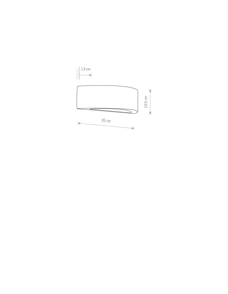 Wall lamps - Nowodvorski GIPSY S Wall lamp Gypsum wall lamp for painting Max power 1x60W E27 White 2410 - product kolory-swiatla.pl 3