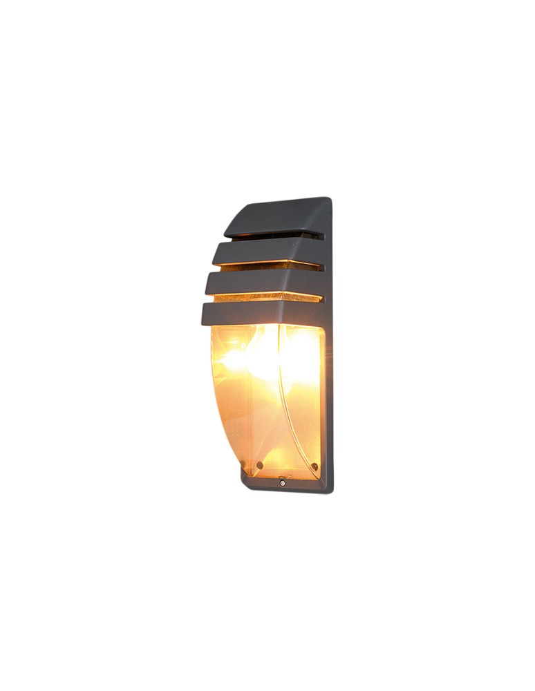 Outdoor wall lamps - Nowodvorski MISTRAL Outdoor Wall Mounted Max power 1x23W E27 IP44 Graphite 3393 - product kolory-swiatla.pl 1