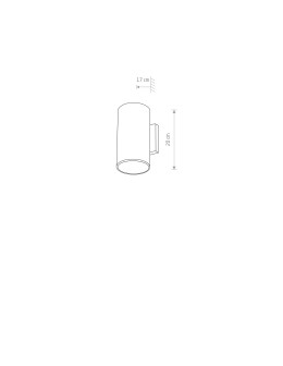 Nowodvorski FOG Outdoor Wall Mounted Max power 1x60W E27 IP44 Graphite 3402 - product 2