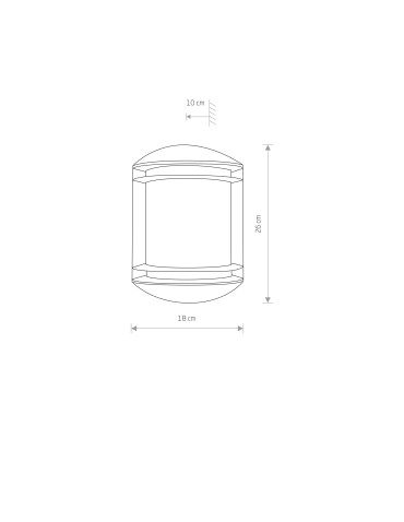 Nowodvorski QUARTZ Zewnętrzna Ścienna Natynkowa Max moc 1x60W E27 IP21 Grafitowy 3411 - produkt 2