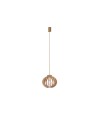 View Nowodvorski IKA C Ceiling Pendant Max power 60W E27 Natural wood 4173