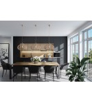 Boho pendant lamps - Nowodvorski IKA D Ceiling Pendant Max power 60W E27 Natural wood 4174 - product 3