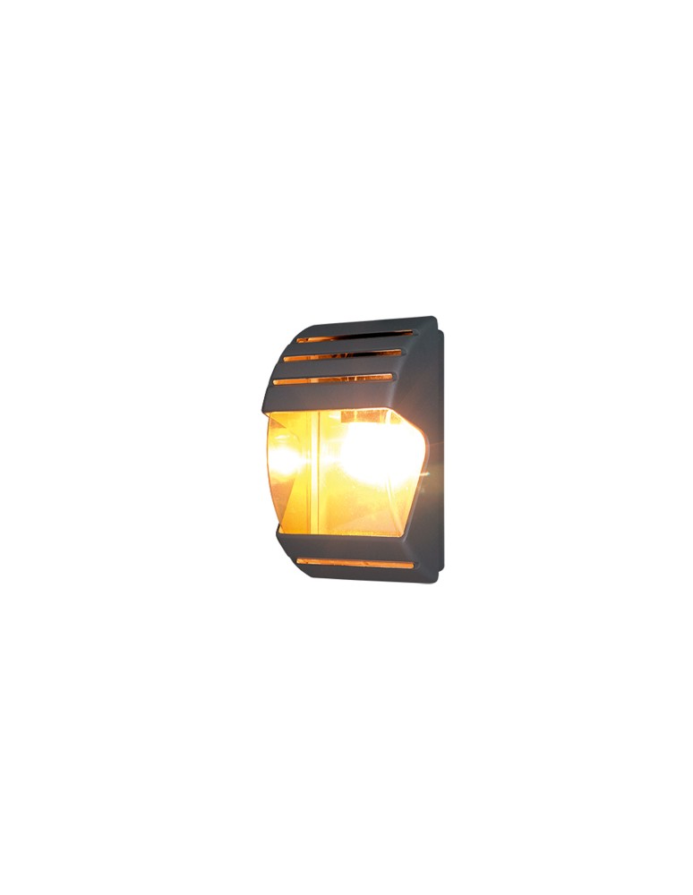 Outdoor wall lamps - Nowodvorski MISTRAL Outdoor Wall Mounted Max power 1x23W E27 IP44 Graphite 4390 - product kolory-swiatla.pl 1
