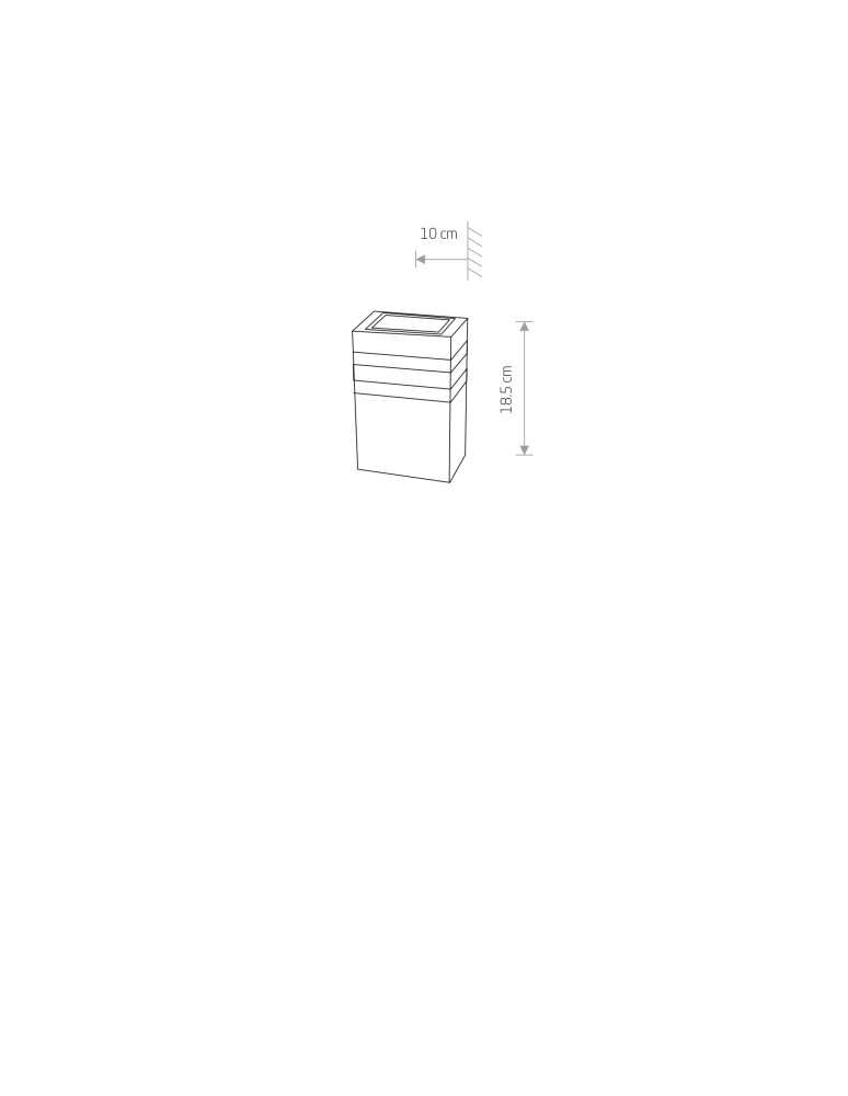 Outdoor wall lamps - Nowodvorski RIO Outdoor Wall Mounted Max power 1x40W E27 IP54 Black 4423 - product kolory-swiatla.pl 2