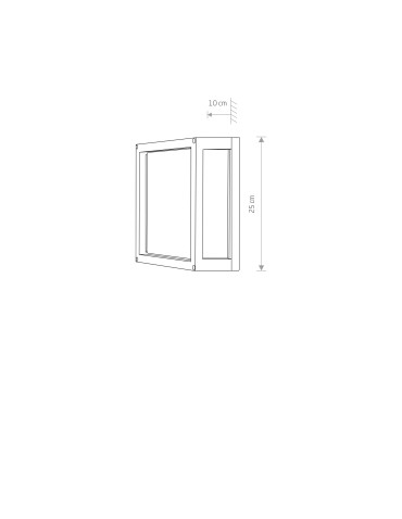 Nowodvorski INDUS Zewnętrzna Ścienna Natynkowa Max moc 2x15W E27 IP44 Grafitowy 4440 - produkt 2