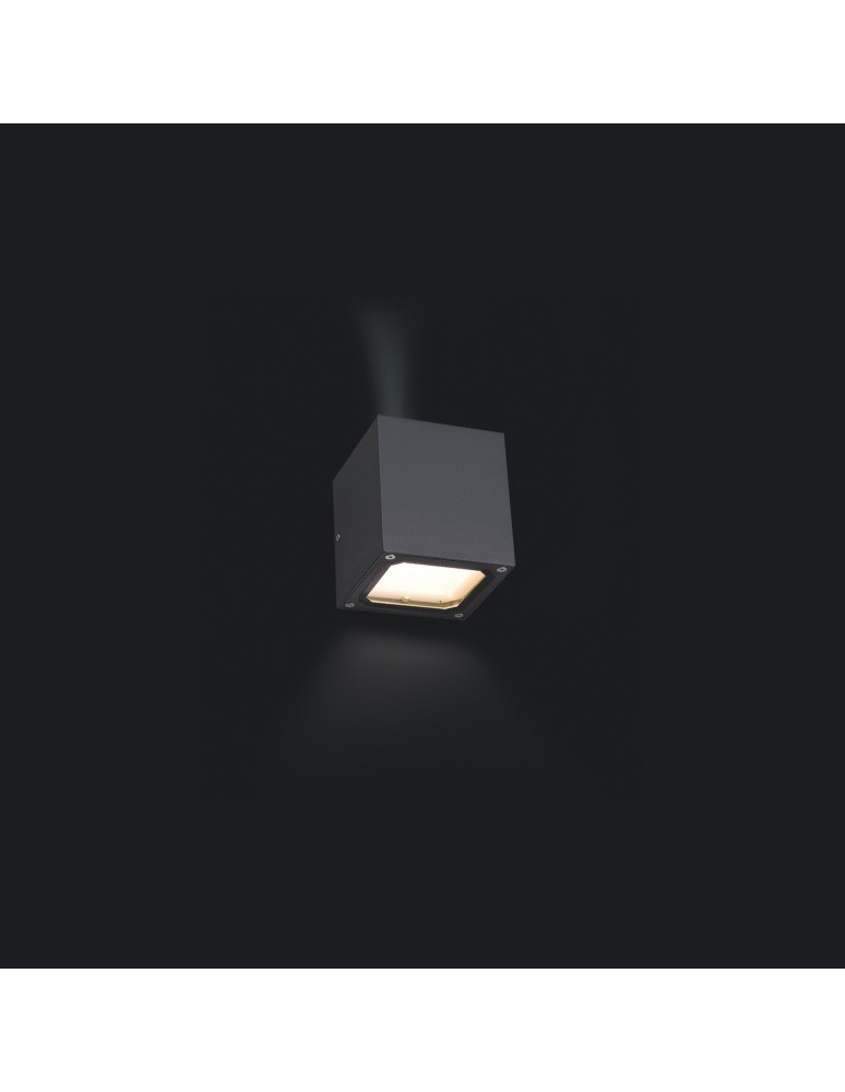 Outdoor wall lamps - Nowodvorski KHUMBU Outdoor Wall Mounted Max power 1x40W G9 IP44 Graphite 4443 - product kolory-swiatla.pl 1