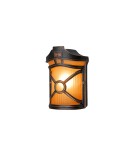 Outdoor wall lamps - Nowodvorski DON Outdoor Wall Mounted Max wattage 60W E27 IP44 Black Patinated Copper 4687 - product 1