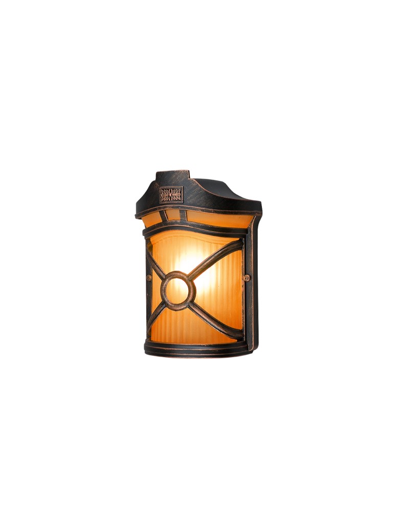 Outdoor wall lamps - Nowodvorski DON Outdoor Wall Mounted Max wattage 60W E27 IP44 Black Patinated Copper 4687 - product kolory-swiatla.pl 1