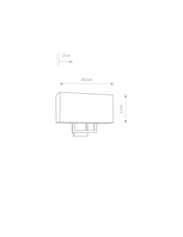 Nowodvorski HOTEL Ścienna Kinkiet Max moc 2x60W E27 Ecru 4731 - produkt 2