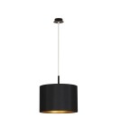 Pendant lamps with lampshade - Nowodvorski ALICE L Suspended Ceiling Max power 1x60W E27 Black 4961 - product 1