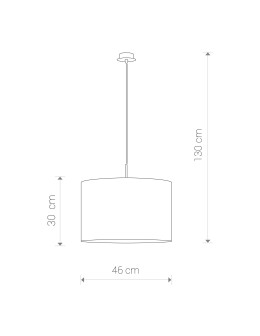 Nowodvorski ALICE L Sufitowa Wisząca Max moc 1x60W E27 Czarny 4961 - produkt 2