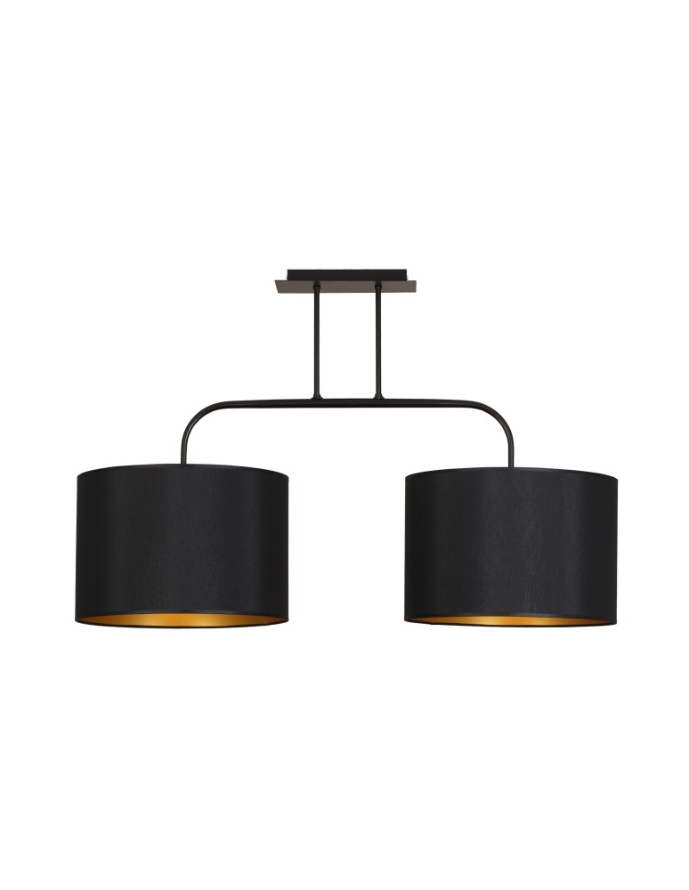 Double pendant lamps - Nowodvorski ALICE M Ceiling Plafond/Suspended Max power 2x60W E27 Black 4962 - product kolory-swiatla.pl 1