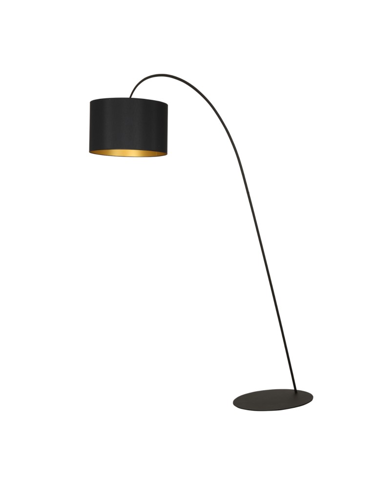 Floor lamps with lampshade - Nowodvorski ALICE L Floor Max power 1x60W E27 Black 4963 - product kolory-swiatla.pl 1