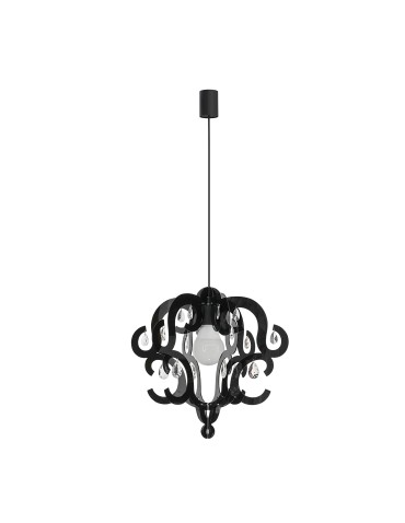 Nowodvorski KATERINA Sufitowa Wisząca Max moc 1x60W E27  Czarny 5211