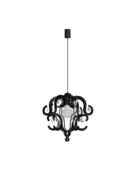 Nowodvorski KATERINA Sufitowa Wisząca Max moc 1x60W E27  Czarny 5211