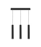 Pendant tube lamps - Nowodvorski EYE Ceiling Pendant Max power 3x10W only LED GU10 Black 7862 - product 1