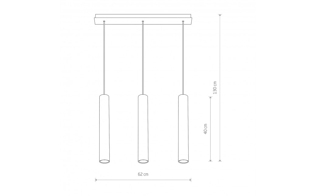 Nowodvorski EYE Sufitowa Wisząca Max moc 3x10W only LED GU10 Mosiądz 7863