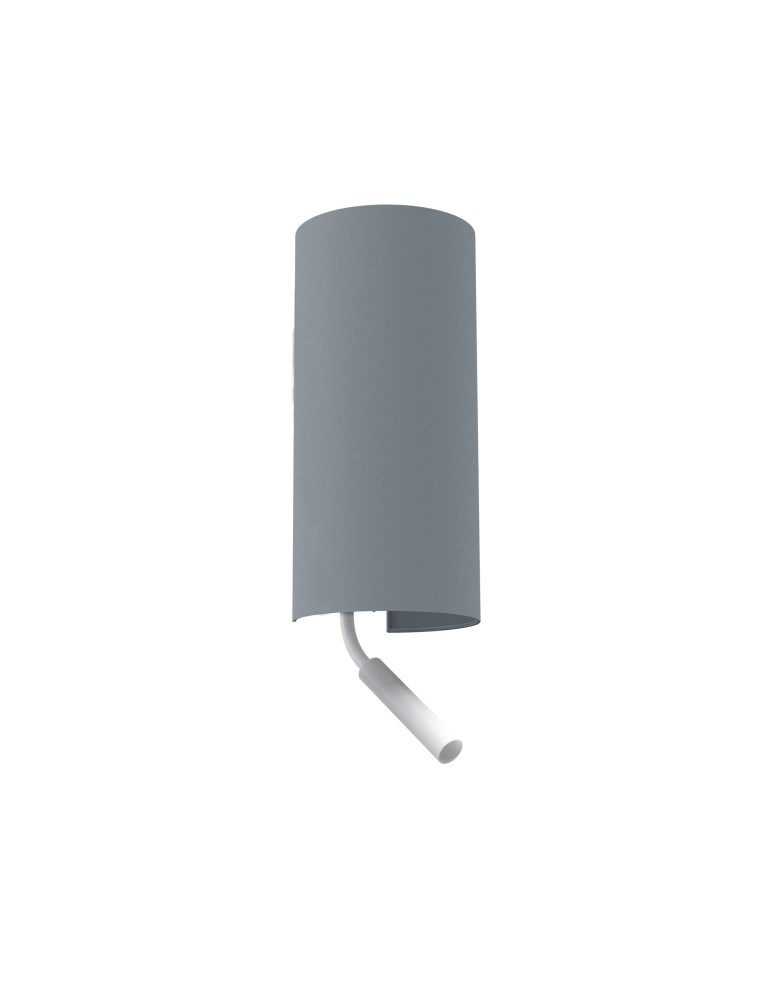 Reading wall lamps - Nowodvorski VELERO Wall lamp with switch Max wattage 40W,10W only LED E27, G9 Grey 7984 - product kolory-swiatla.pl 1