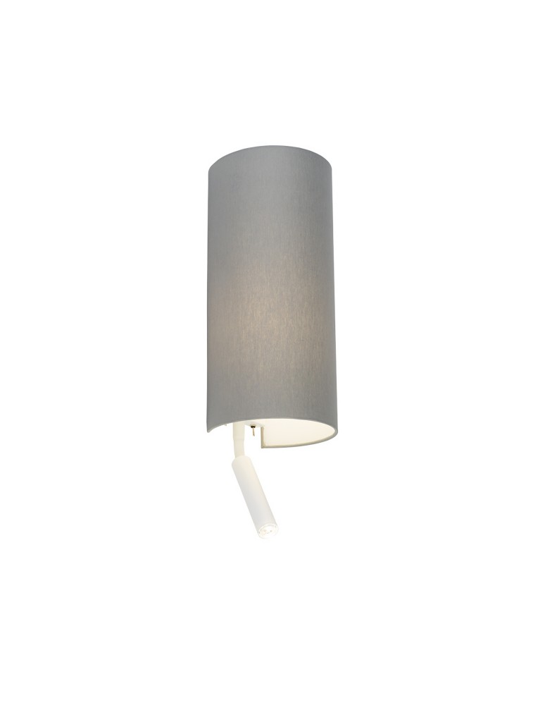 Reading wall lamps - Nowodvorski VELERO Wall lamp with switch Max wattage 40W,10W only LED E27, G9 Grey 7984 - product kolory-swiatla.pl 2