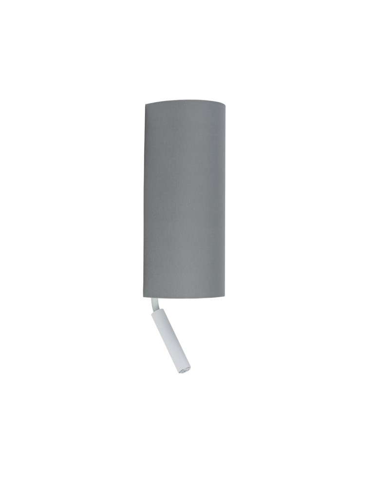 Reading wall lamps - Nowodvorski VELERO Wall lamp with switch Max wattage 40W,10W only LED E27, G9 Grey 7984 - product kolory-swiatla.pl 3