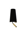 Zobacz Nowodvorski FARO Ścienna Kinkiet z włącznikiem Max moc 40W, 10W only LED E27, G9  Czarno-Złoty 7982