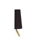 Reading wall lamps - Nowodvorski FARO Wall lamp with switch Max wattage 40W, 10W only LED E27, G9 Black-Gold 7982 - product 3