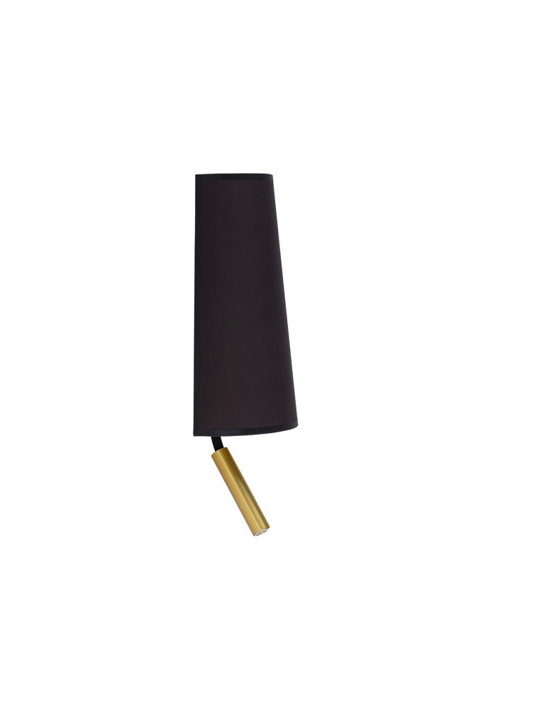 Reading wall lamps - Nowodvorski FARO Wall lamp with switch Max wattage 40W, 10W only LED E27, G9 Black-Gold 7982 - product kolory-swiatla.pl 3