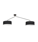 Pendant lamps with lampshade - Nowodvorski FALCON Ceiling Plafond/Suspended Max wattage 25W only LED E27 Black 7950 - product 1