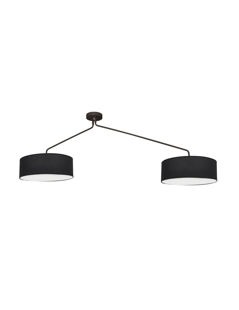 Pendant lamps with lampshade - Nowodvorski FALCON Ceiling Plafond/Suspended Max wattage 25W only LED E27 Black 7950 - product kolory-swiatla.pl 1