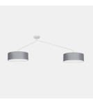 Pendant lamps with lampshade - Nowodvorski FALCON Ceiling Plafond/Suspended Max wattage 25W only LED E27 Grey 7948 - product 1