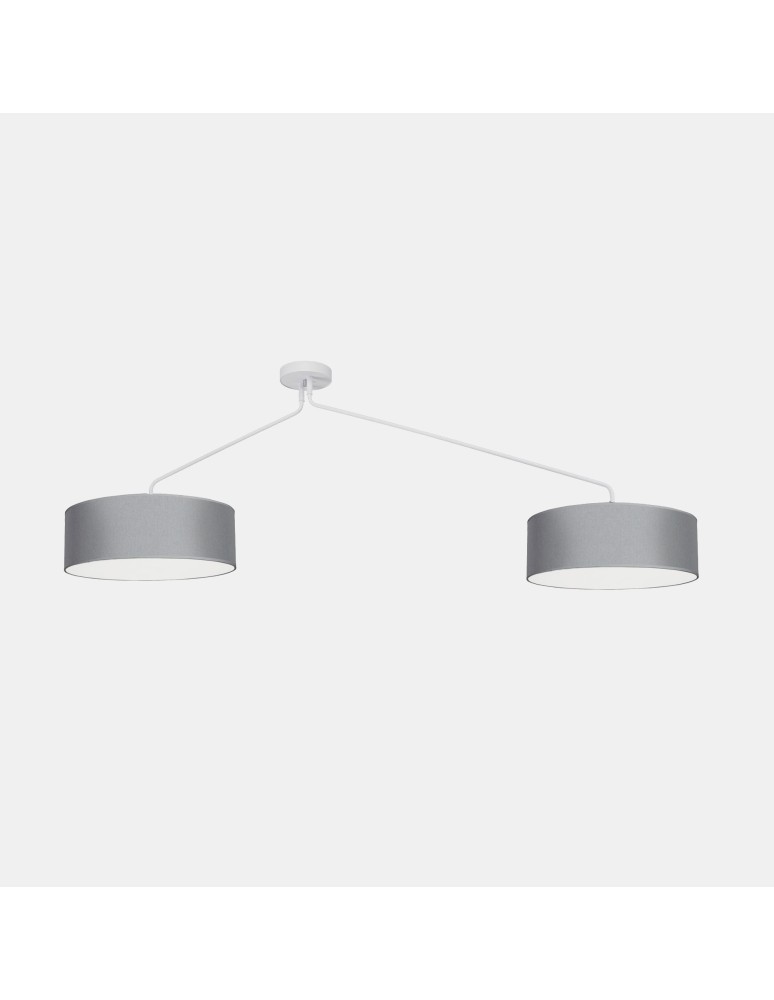 Pendant lamps with lampshade - Nowodvorski FALCON Ceiling Plafond/Suspended Max wattage 25W only LED E27 Grey 7948 - product kolory-swiatla.pl 1