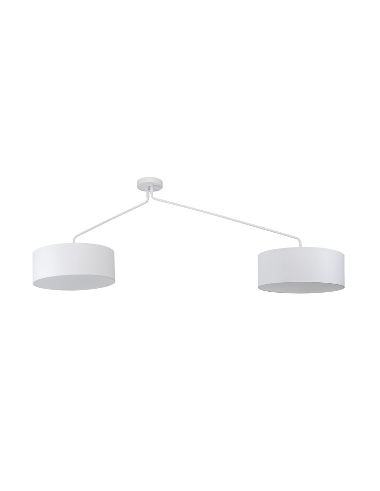 Pendant lamps with lampshade - Nowodvorski FALCON Ceiling Plafond/Suspended Max wattage 25W only LED E27 White 7951 - product kolory-swiatla.pl 1