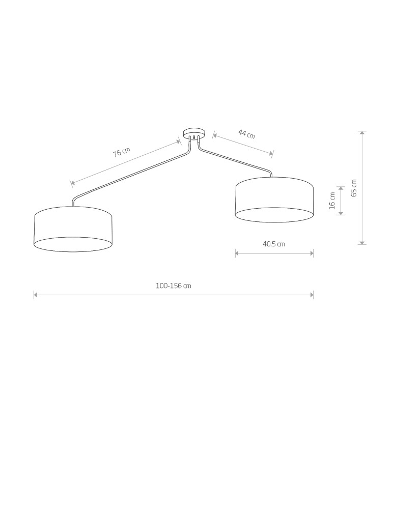 Pendant lamps with lampshade - Nowodvorski FALCON Ceiling Plafond/Suspended Max wattage 25W only LED E27 White 7951 - product kolory-swiatla.pl 2