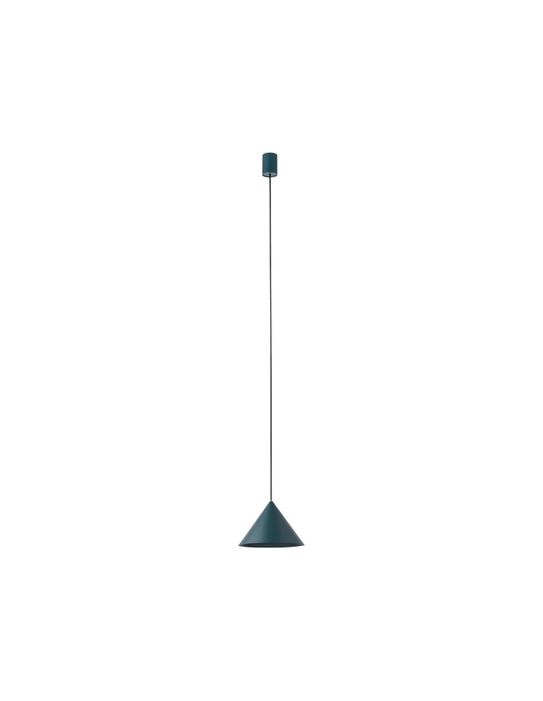 Green pendant lamps - Nowodvorski ZENITH S Ceiling Pendant Max wattage 1 x 35W GU10 Green 7998 - product kolory-swiatla.pl 1