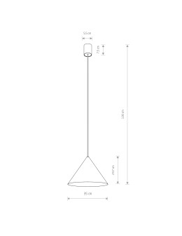 Nowodvorski ZENITH M Sufitowa Wisząca Max moc 35W GU10  Zielony 8003 - produkt 2